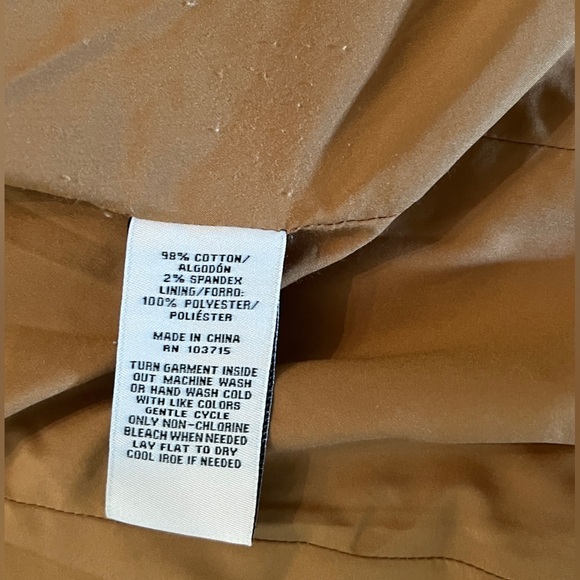 NANETTE LEPORE Natalie Corduroy Stretch Cotton Light Brown Blazer - Picture 8 of 8